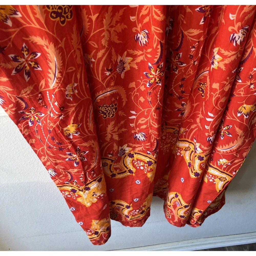 ONLY NECESSITIES Muumuu Dress Yellow/Orange  Floral 4X  (34/36) New Vacation - Picture 10 of 14